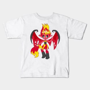 Demon Sunset Shimmer mini Kids T-Shirt